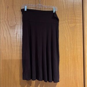 Lock & Love Dark Brown Midi Skirt
Size M